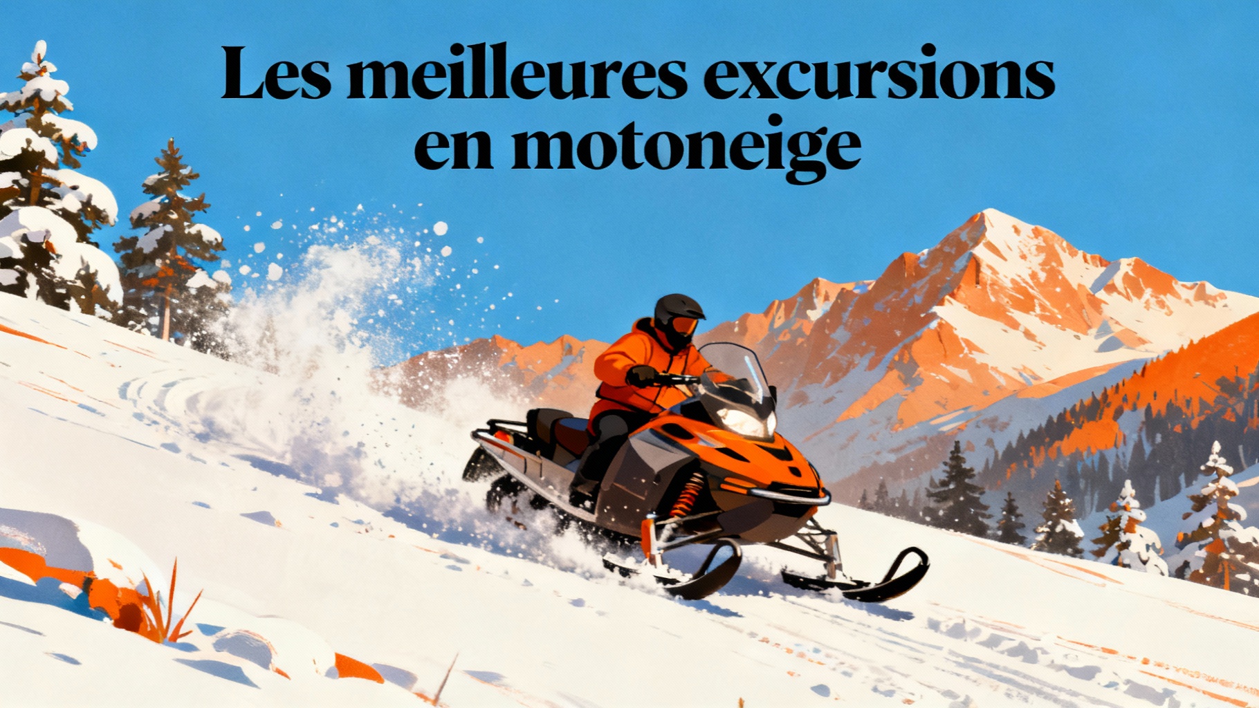 Découvrez la motoneige à la plagne : sensations fortes garanties 1 Les meilleures excursions en motoneige