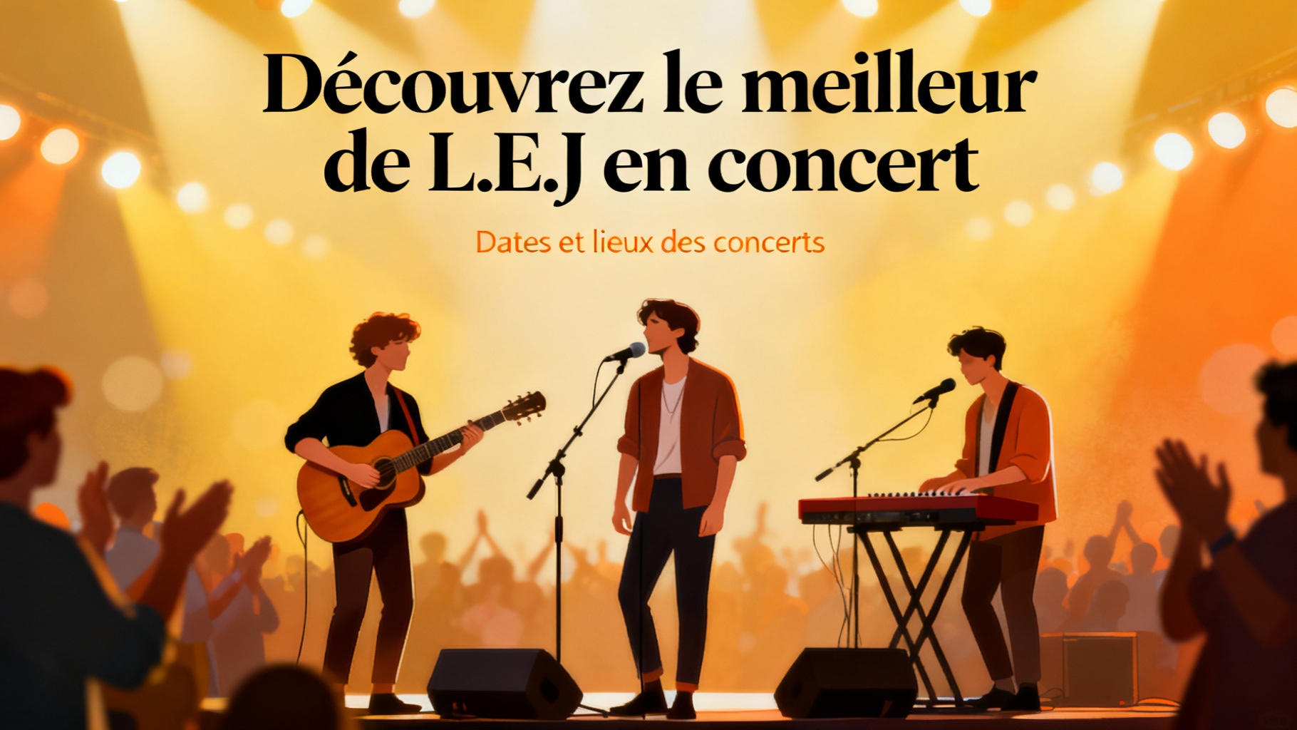 Dates et lieux des concerts