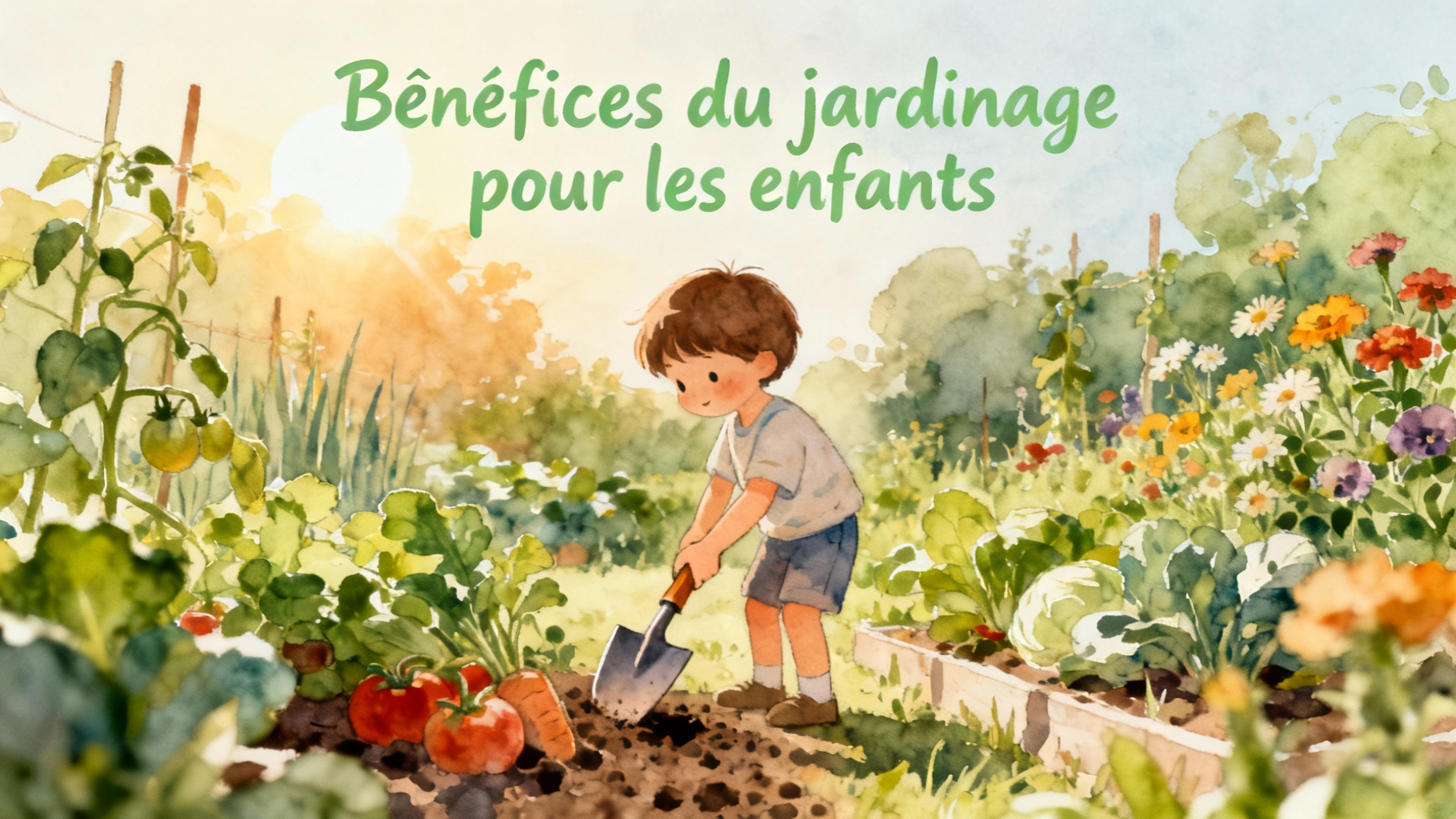 Bénéfices du jardinage pour les enfants