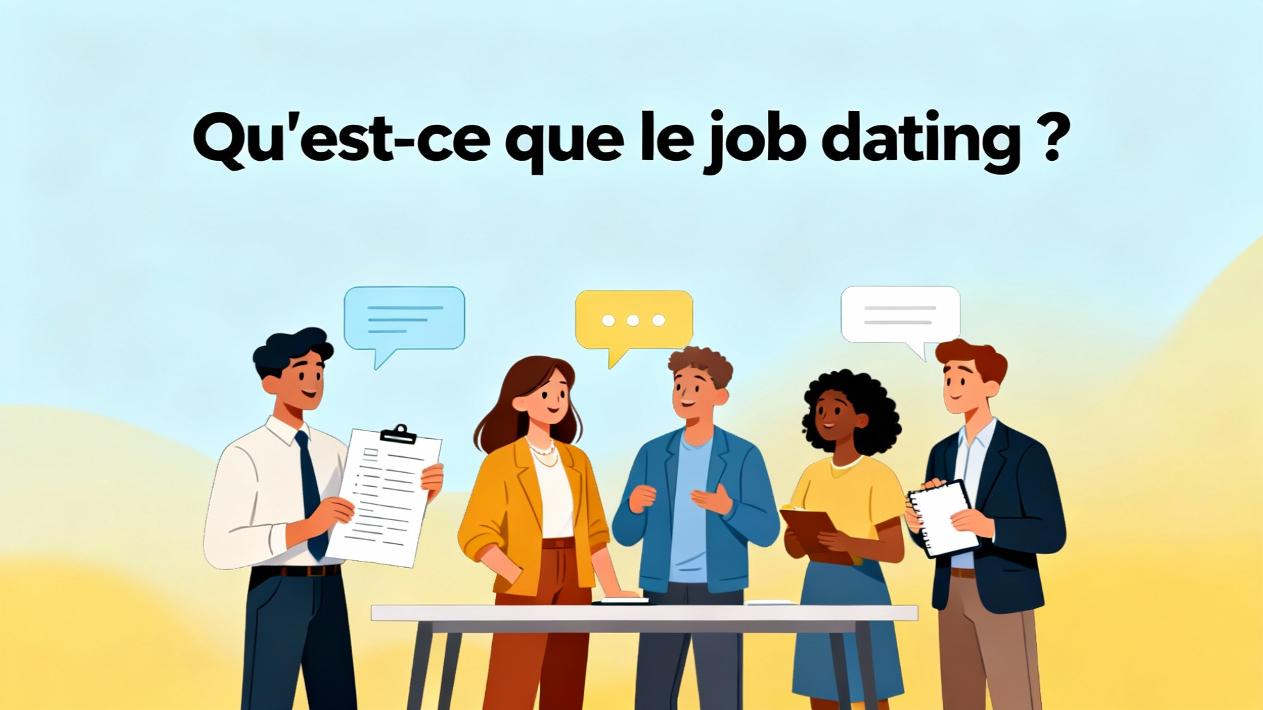 Qu'est-ce que le job dating ?