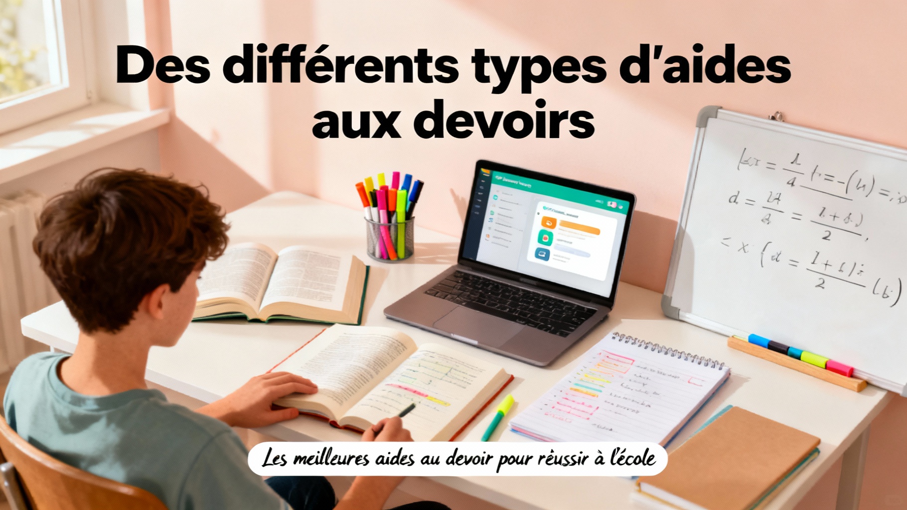 Les différents types d'aides aux devoirs