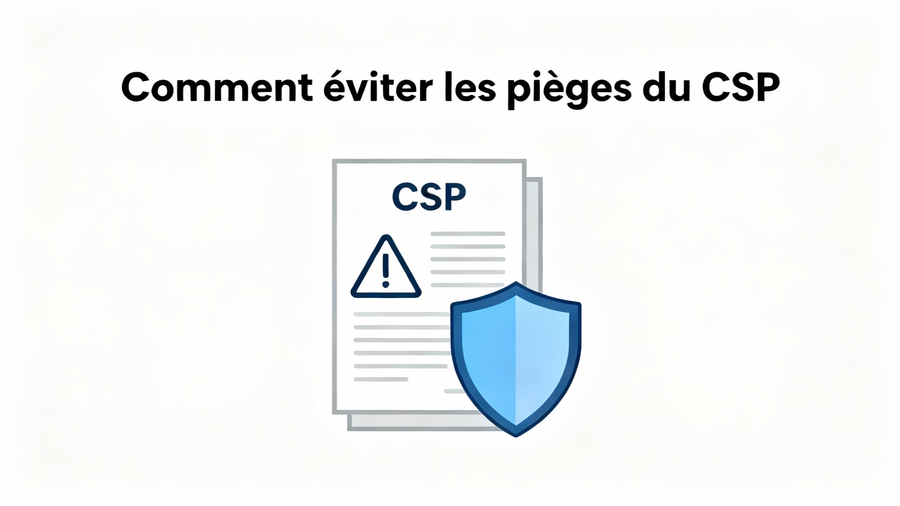 Comment éviter les pièges du CSP