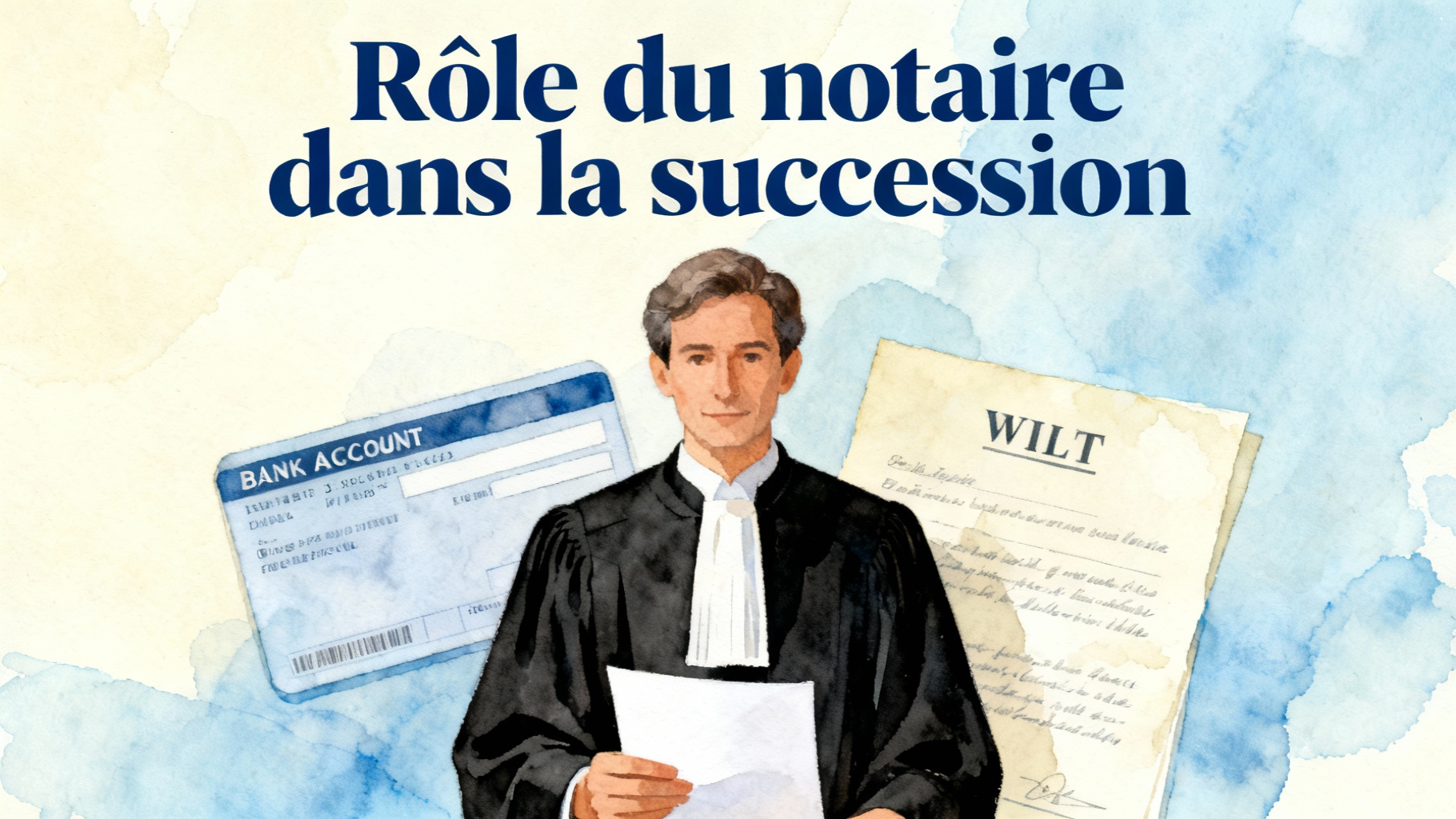 Succession de compte bancaire : que faire après un décès ? 1 Rôle du notaire dans la succession