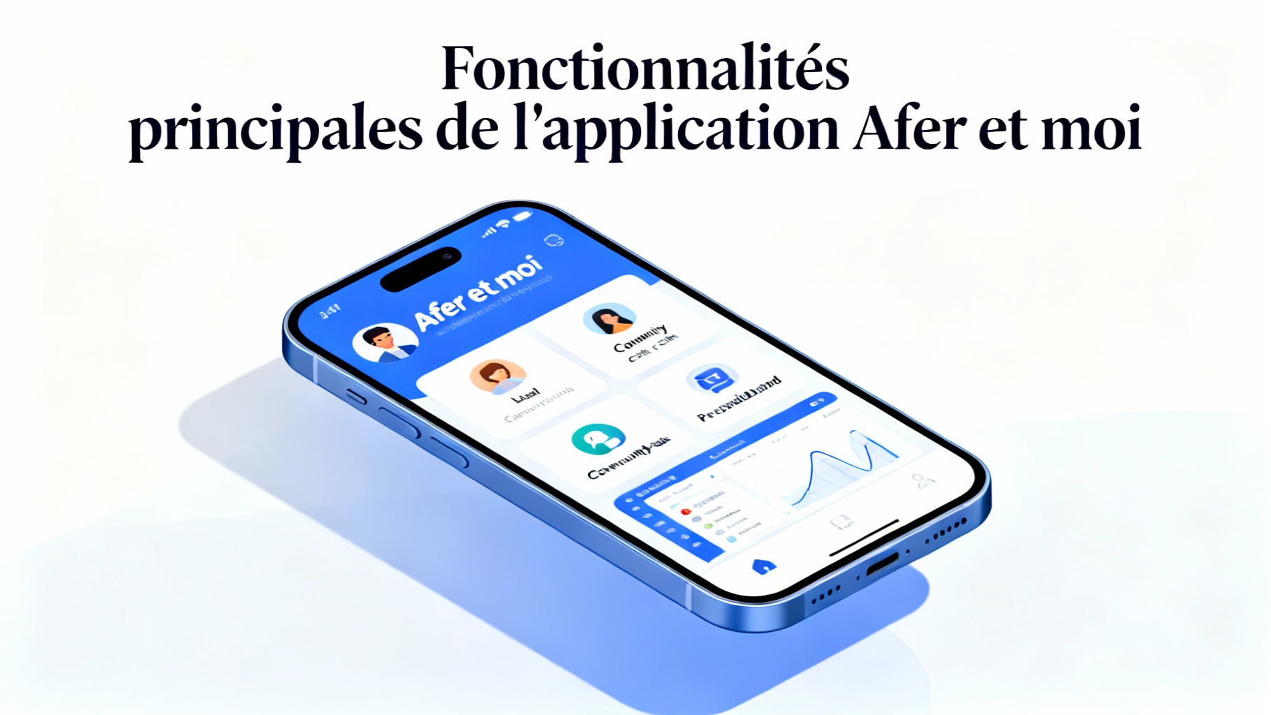 Fonctionnalités principales de l'application Afer et moi
