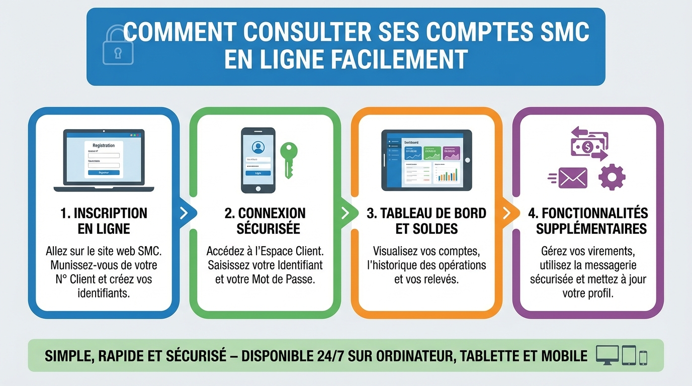 Comment consulter ses comptes SMC facilement en ligne 1 Étapes pour consulter vos comptes SMC