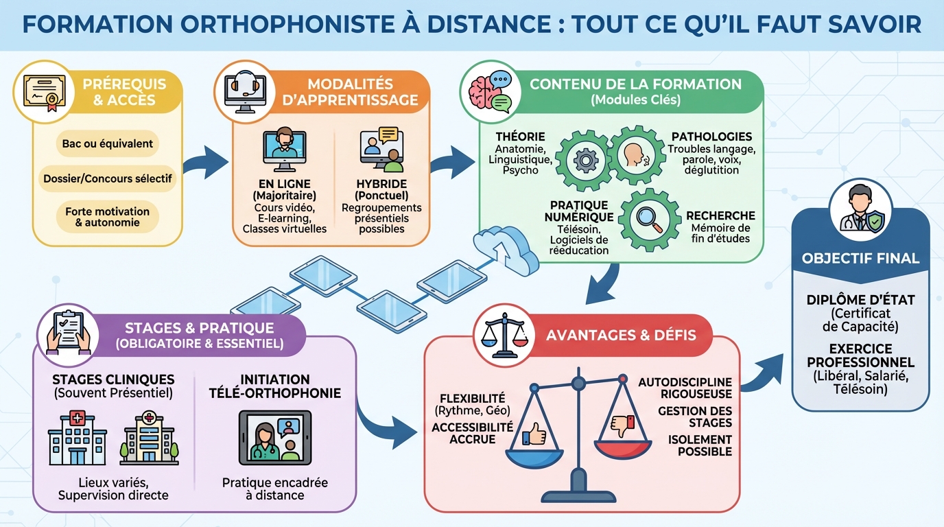 Comment choisir sa formation orthophoniste à distance