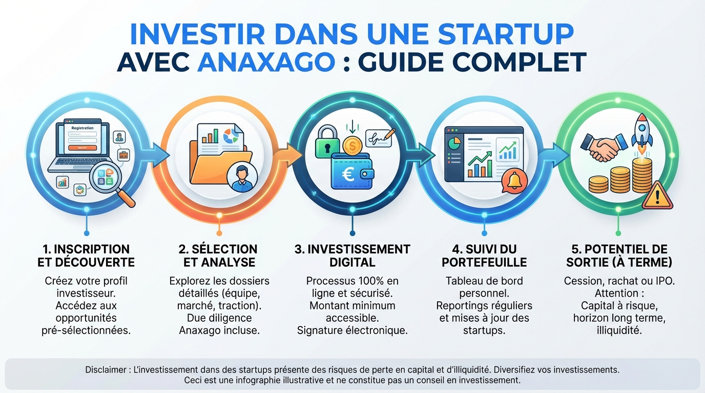 Investir dans une start up avec anaxago : guide complet 1 Comment investir avec Anaxago