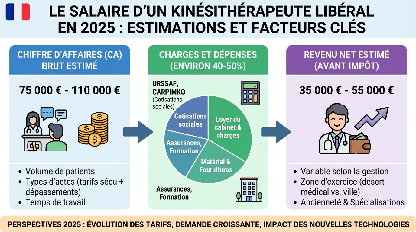 Le salaire d'un kinésithérapeute libéral en 2025 1 Comparaison avec d'autres professions