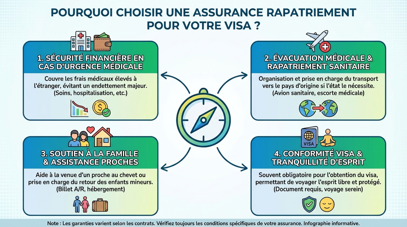 Pourquoi choisir une assurance rapatriement pour votre visa ? 1 Comment choisir son assurance rapatriement ?