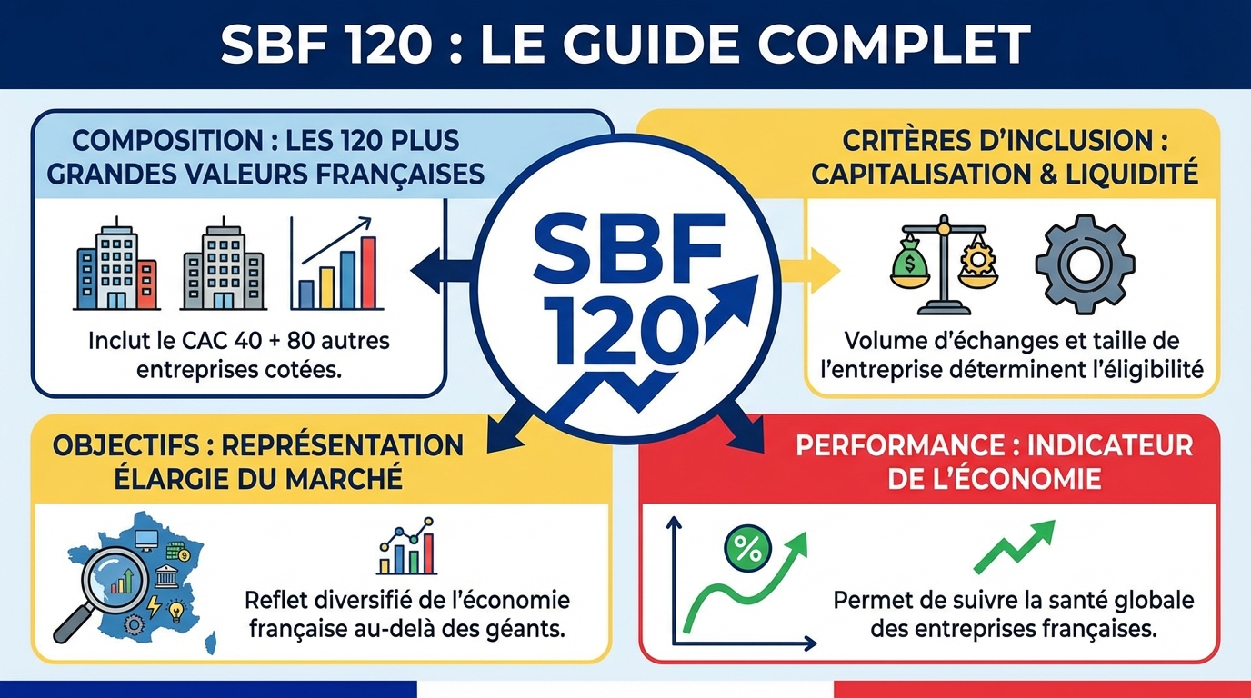 Comment fonctionne l'indice SBF 120 ?