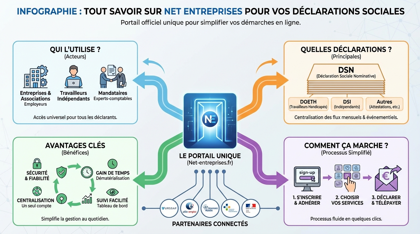 Comment accéder à Net Entreprises ?