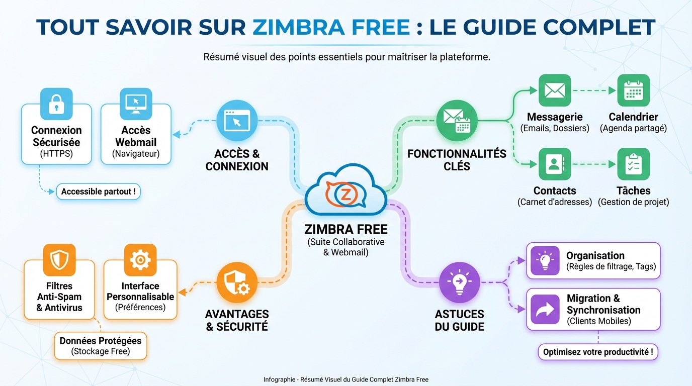 Utilisation de Zimbra Free