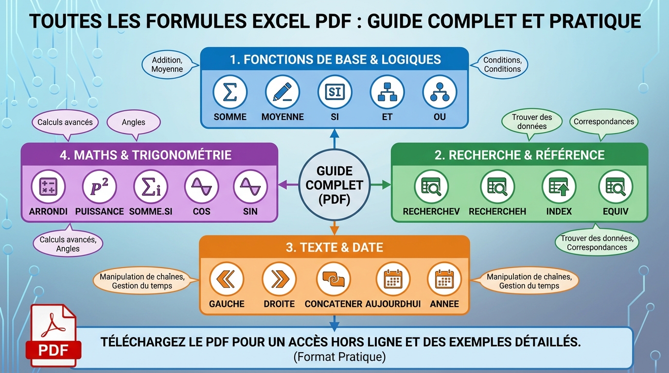 Toutes les formules excel PDF : guide complet et pratique 1 Comment utiliser les formules dans Excel