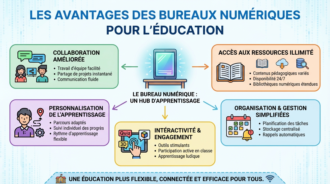 Les avantages des bureaux numériques