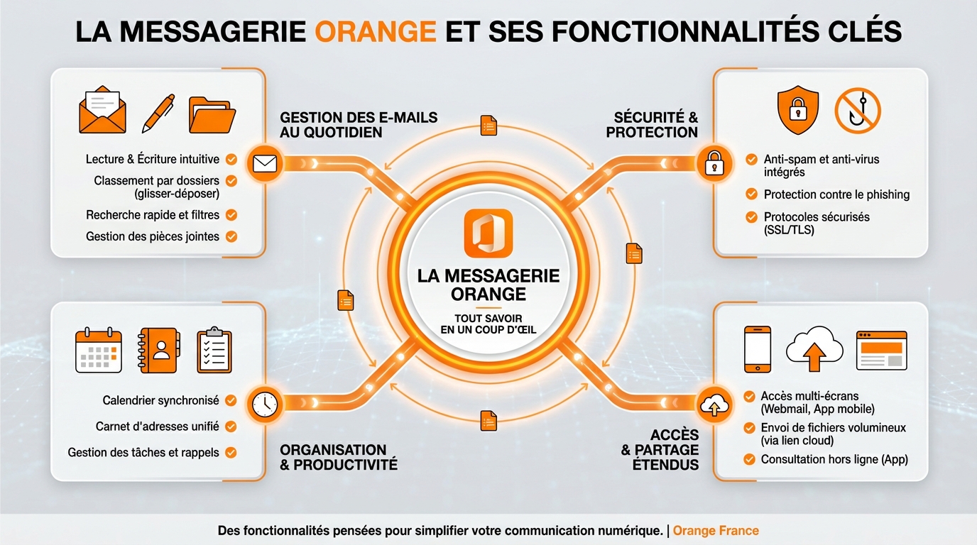 Tout savoir sur la messagerie orange et ses fonctionnalités 1 Comment accéder à votre messagerie Orange