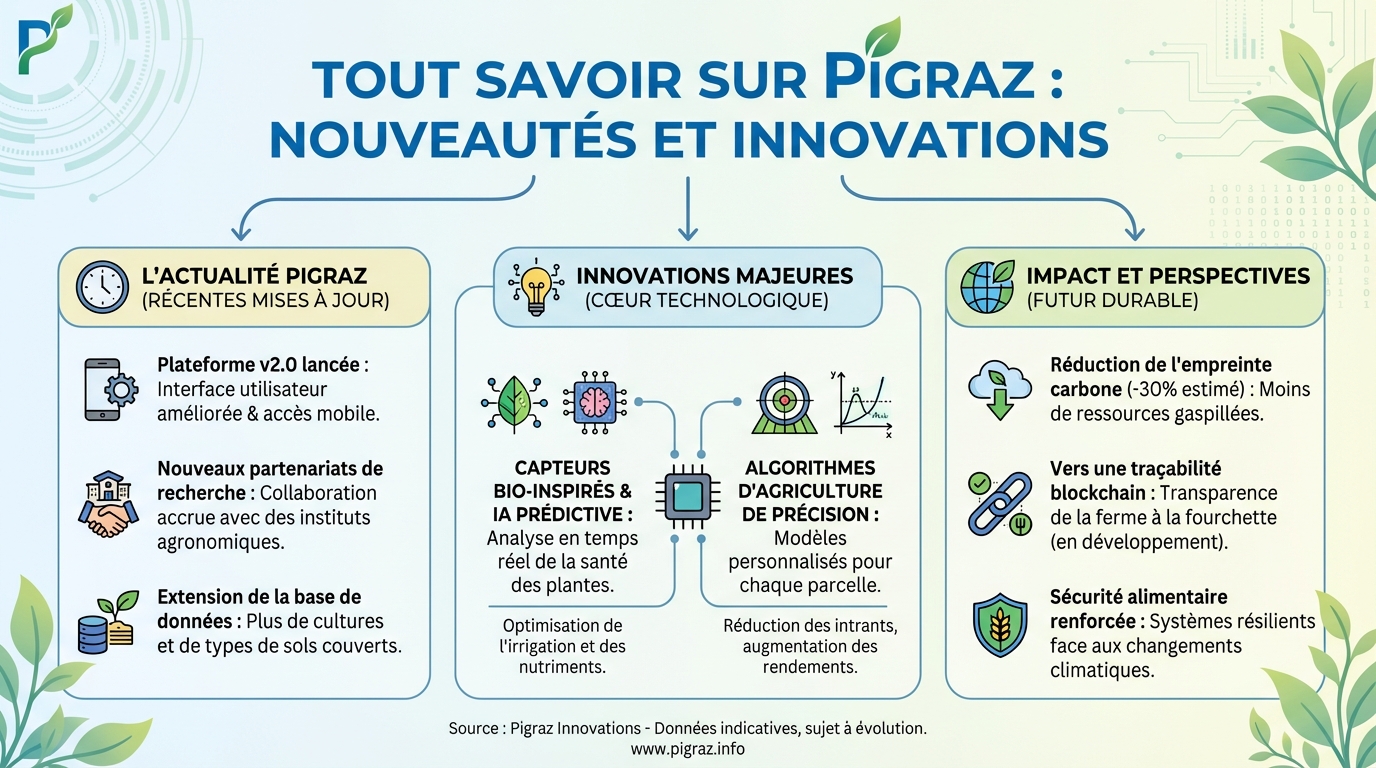 Tout savoir sur pigraz : nouveautés et innovations 1 Nouveautés et innovations