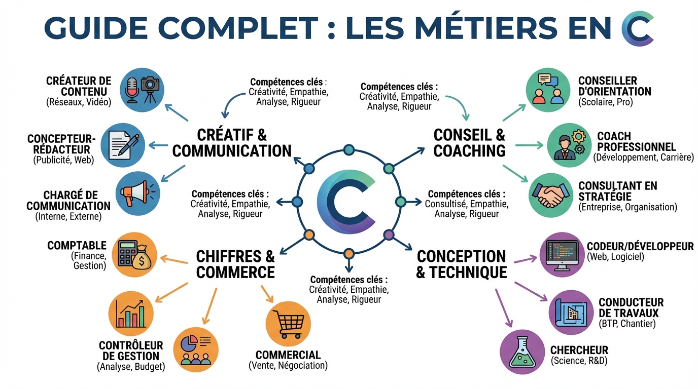 Découvrez les métiers en c : guide complet et pratique 1 Débouchés et opportunités