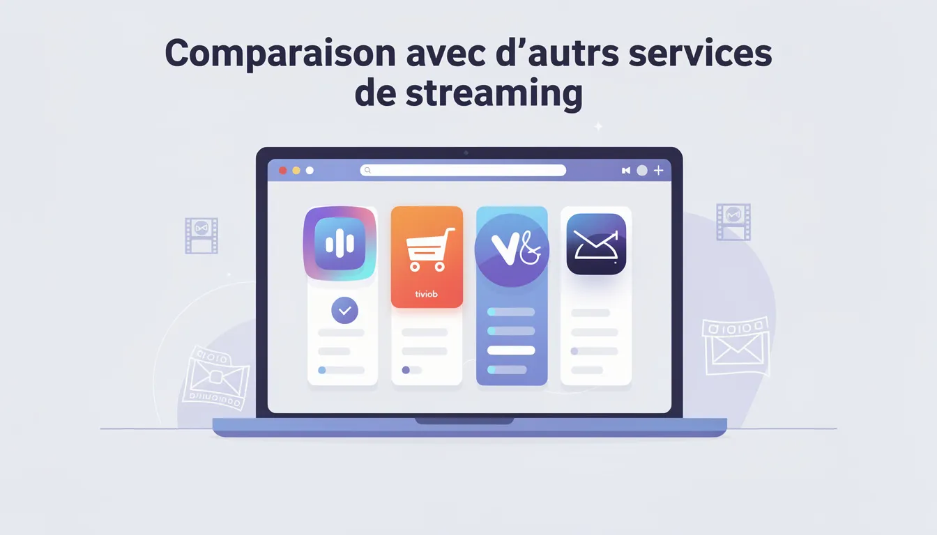 Comparaison avec d'autres services de streaming
