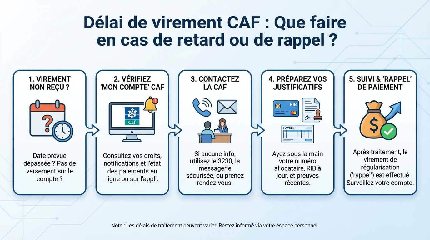 Que faire en cas de problème de virement ?