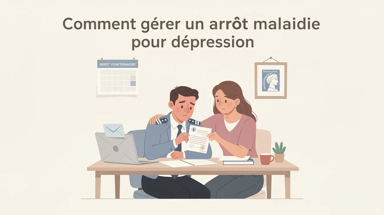 Comment gérer un arrêt maladie pour dépression