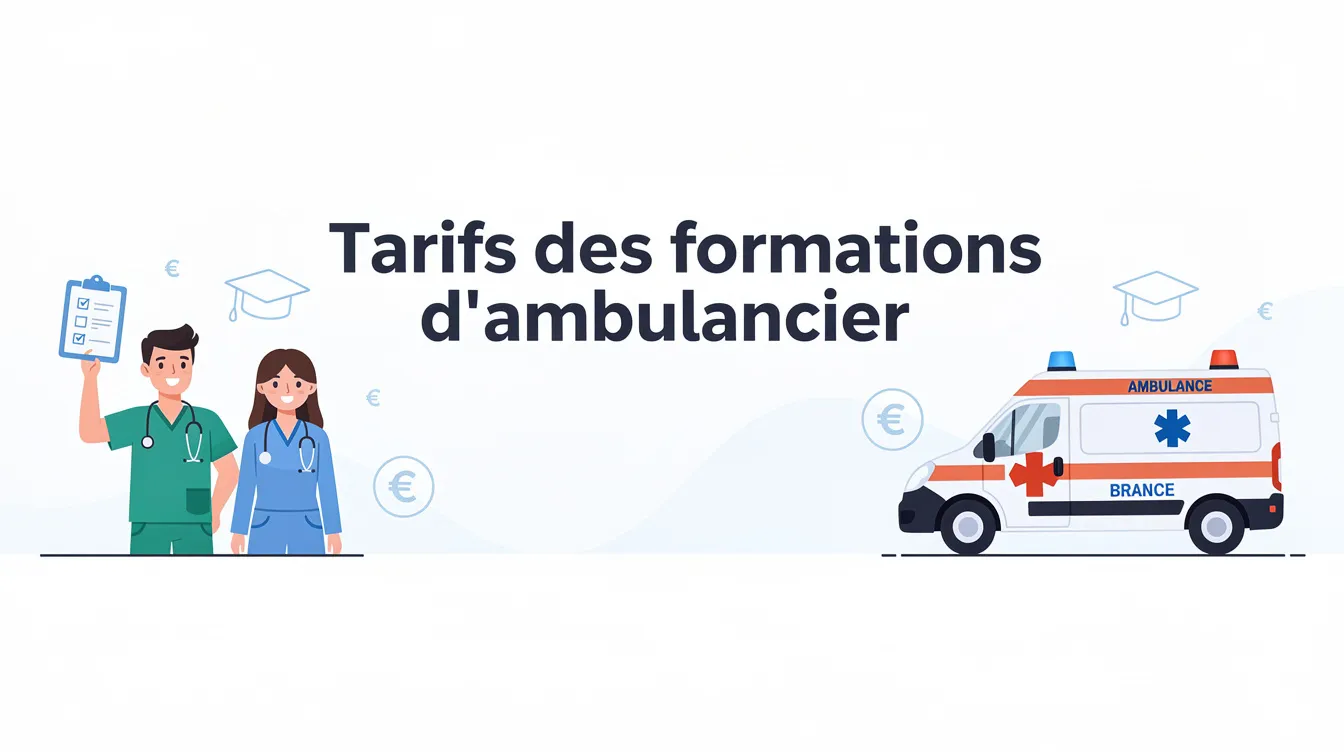 Formation ambulancier : quel prix pour devenir ambulancier ? 1 Tarifs des formations d'ambulancier