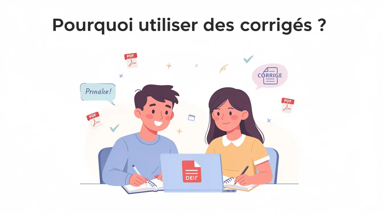 Pourquoi utiliser des corrigés ?