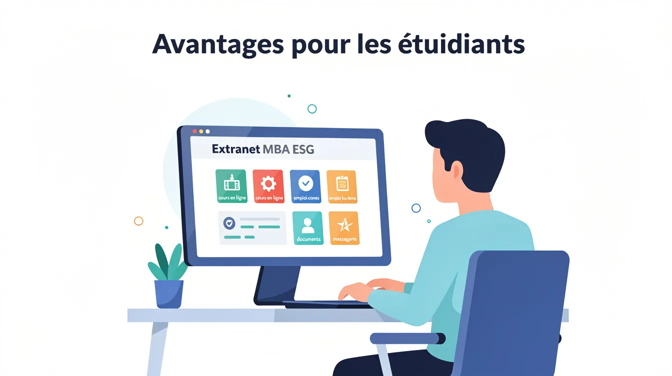 Mba ESG extranet : optimisez votre accès aux services 1 Avantages pour les étudiants