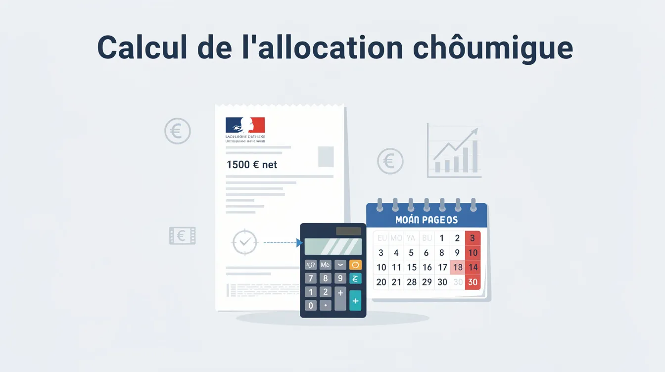 Calcul de l'allocation chômage