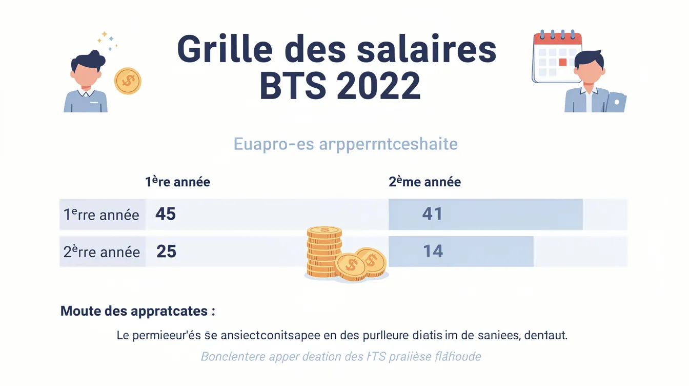 Salaire en alternance BTS 2022 : tout ce qu'il faut savoir 1 Grille des salaires BTS 2022